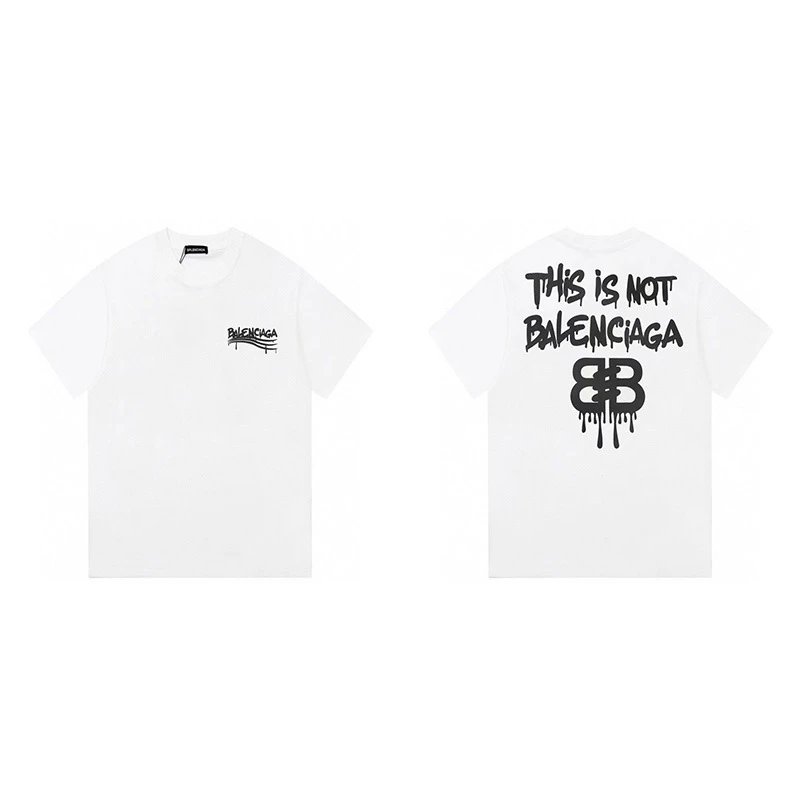 Balenciaga BB Logo Oversized T-Shirt Black - 4