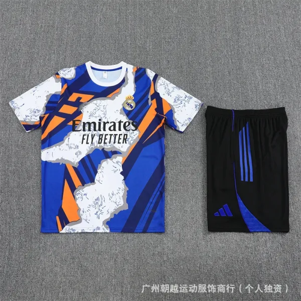 Real Madrid x Adidas 2023-24 Third Kit Multicolor Jersey and Shorts Set - 1