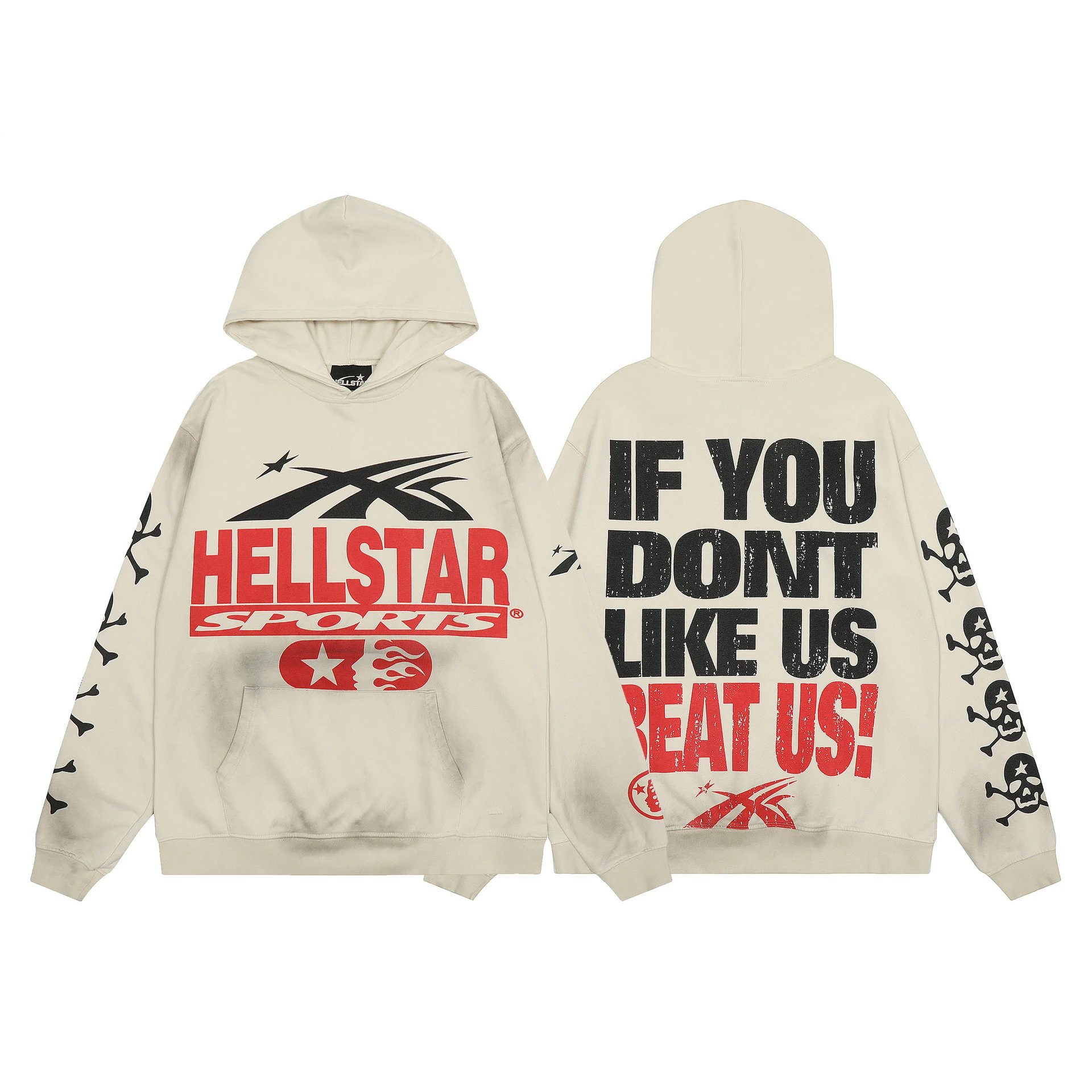 Hellstar Star Flame Hoodie Black - 29