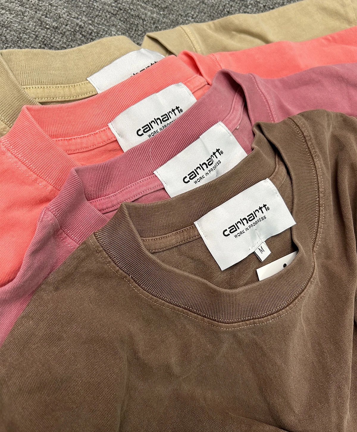Carhartt Work In Progress Carhartt WIP Logo T-Shirt Army Green T-Shirt T-Shirts - 23