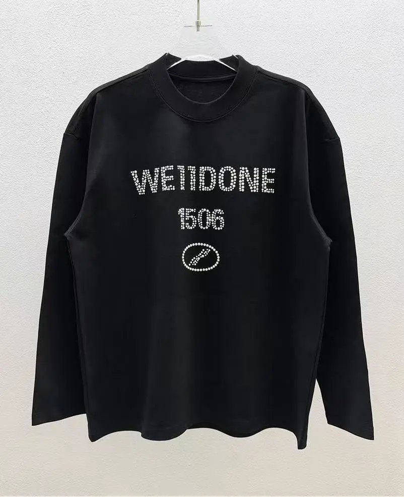 Alexander Wang Logo Long Sleeve T-Shirt Black - 12