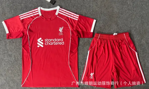 Liverpool FC Home Kit Red Jersey and Shorts Set - 1