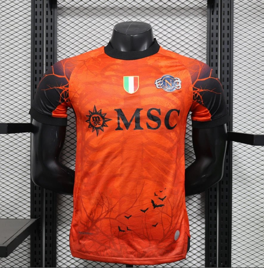 Design MSC Halloween Special Edition Orange Football Jersey - 1