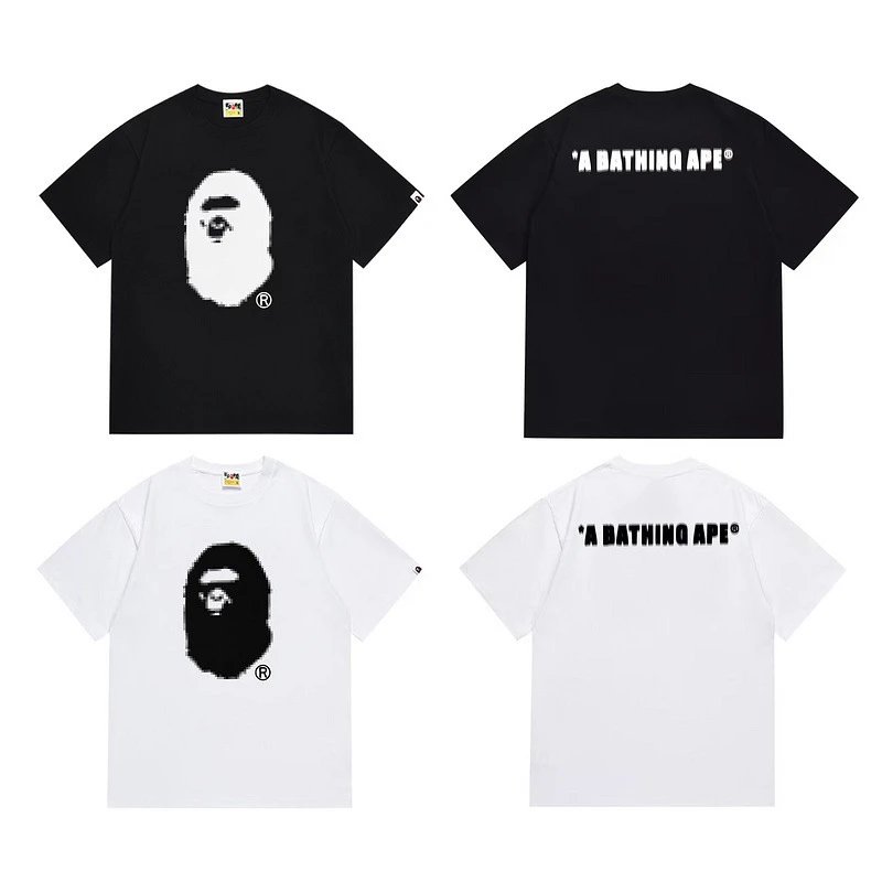 A Bathing Ape Classic Ape Head White T-Shirt - 17