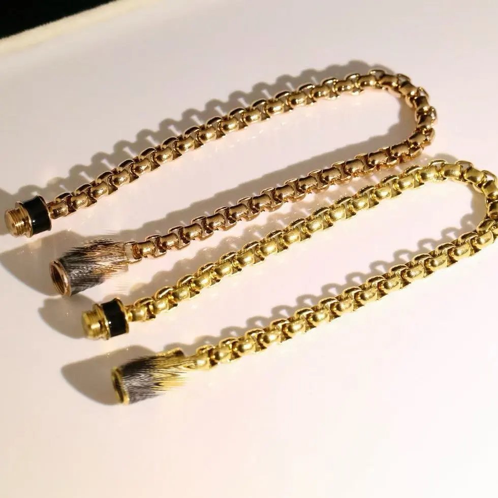 Design Cuban Link Bracelet Gold Tone Jewelry - 6