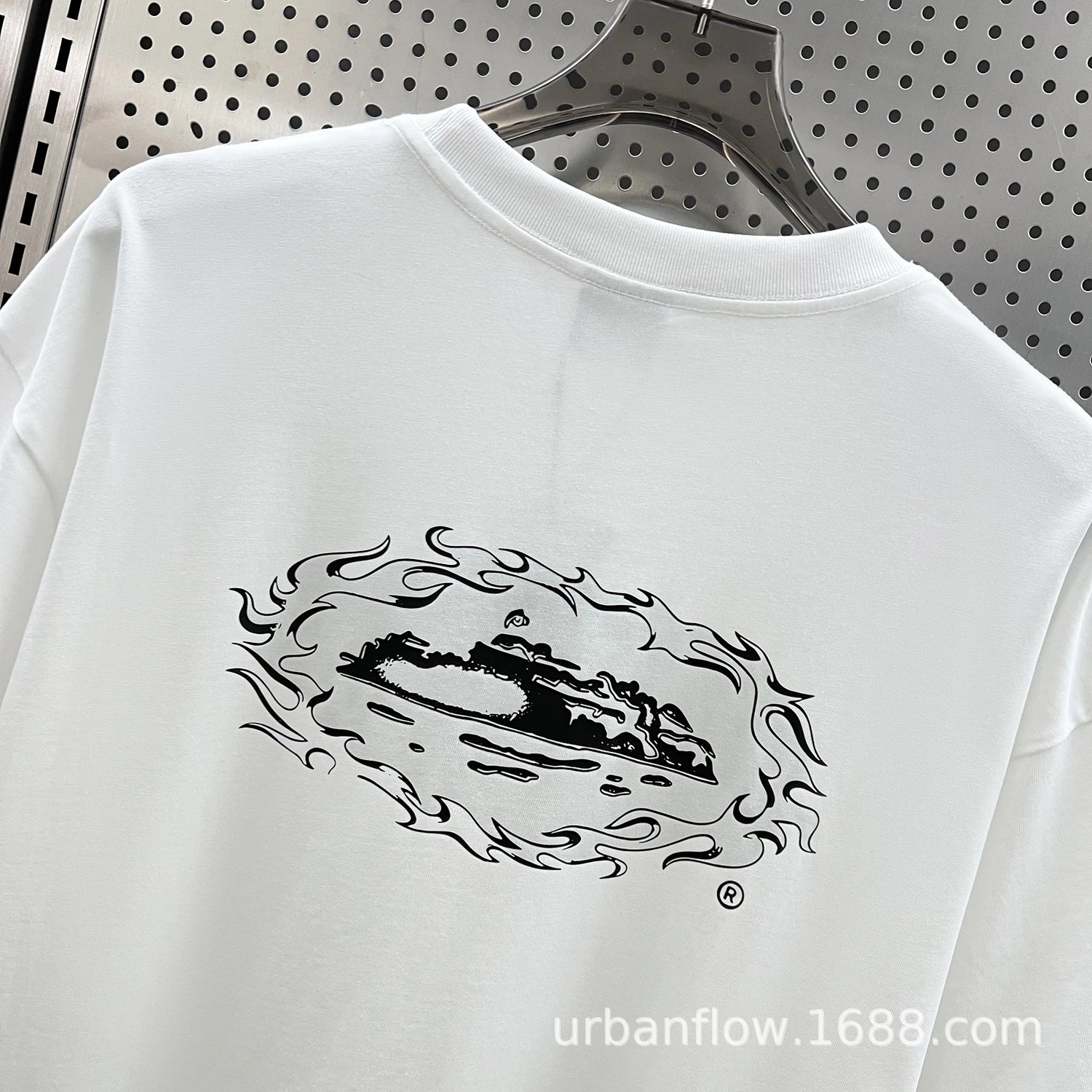 Design UFO Graphic Print Black T-Shirt - 22
