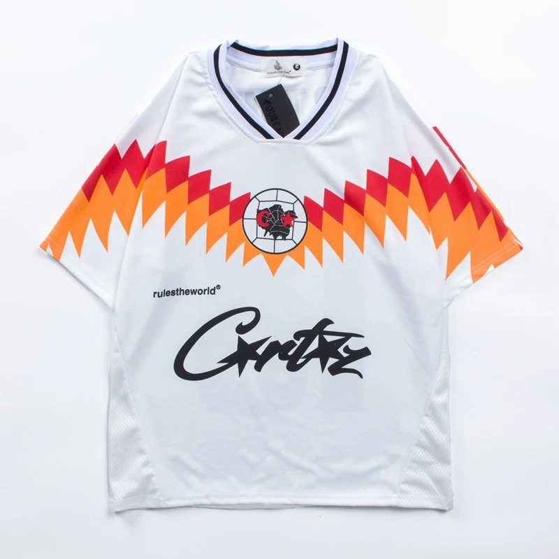 Design Slogan Mesh Jersey Black / White - 4