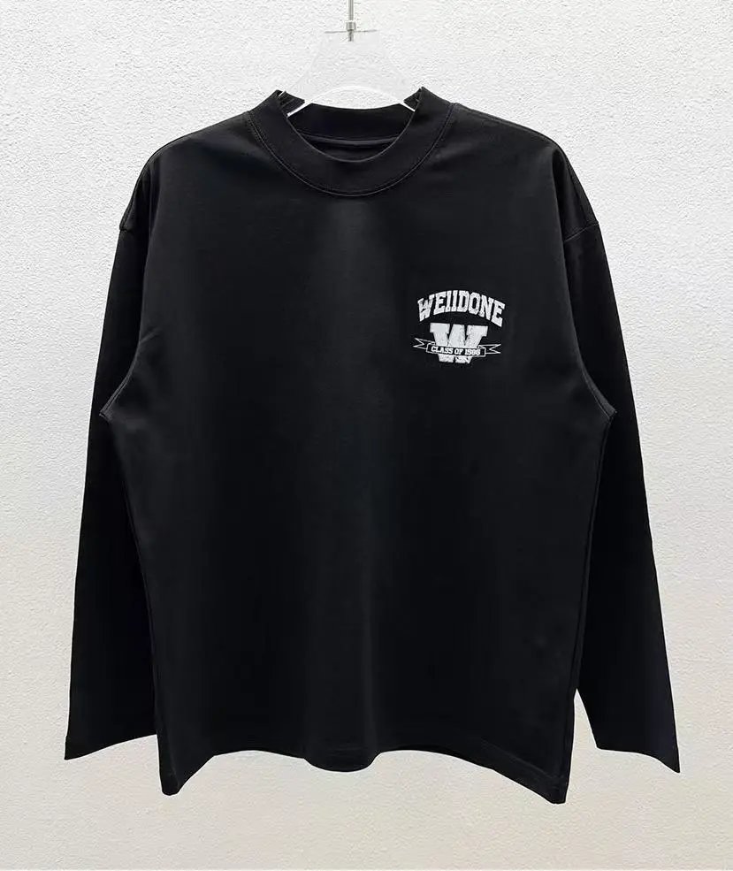 Alexander Wang Logo Long Sleeve T-Shirt Black - 7
