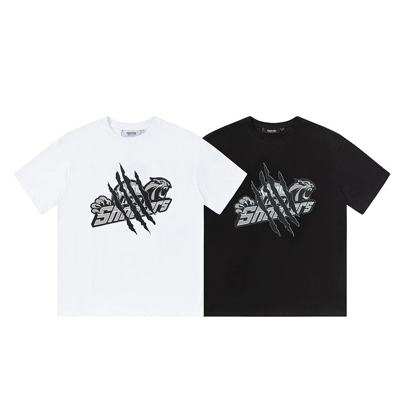 Trapstar Traphouse T-1 Logo Graphic Black T-Shirt T-Shirts - 27