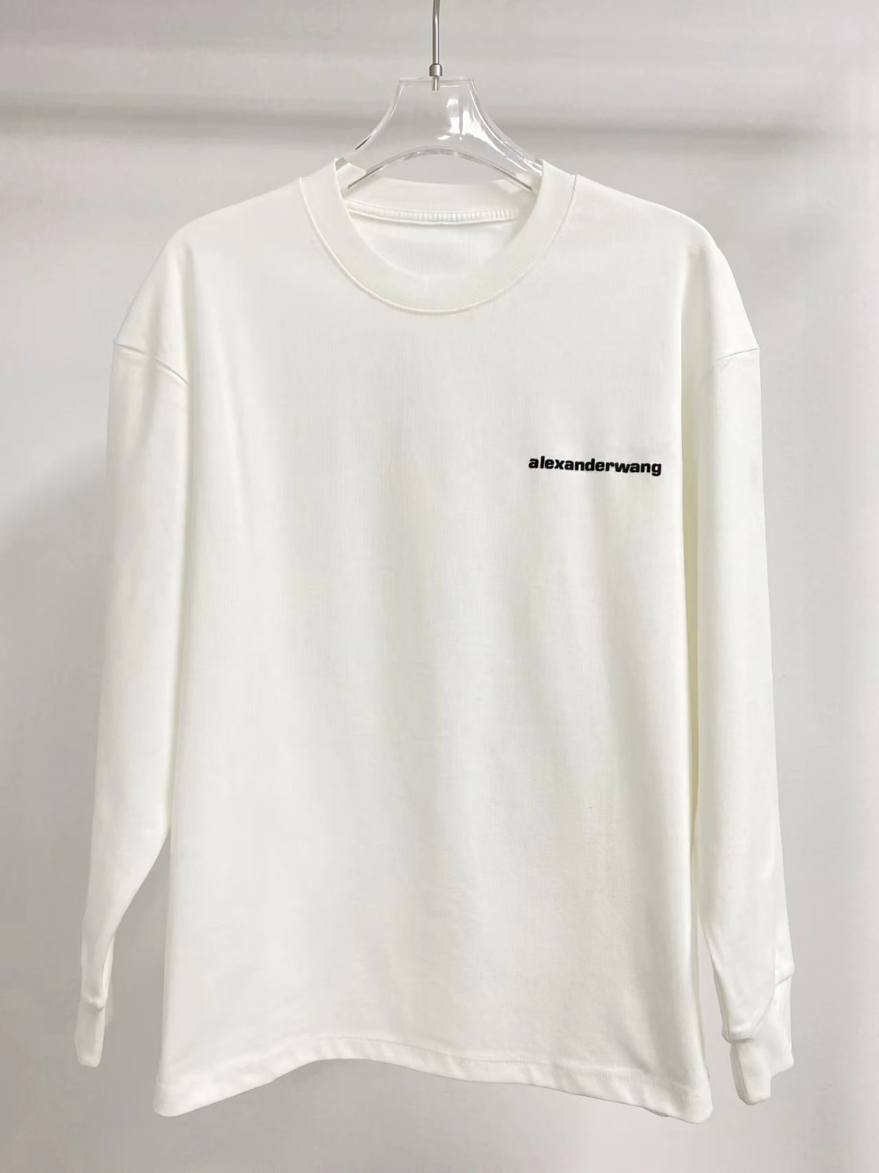 Alexander Wang Logo Long Sleeve T-Shirt Black - 29