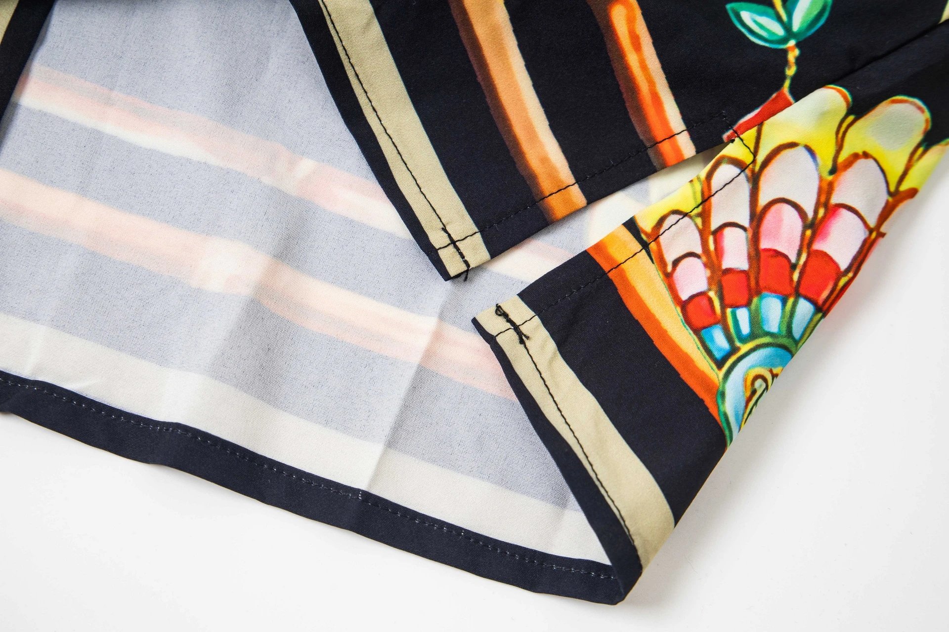 Casablanca Resort Print Long-Sleeve Shirt White - 7