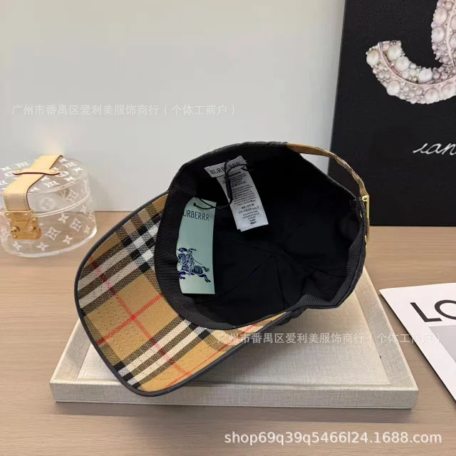 Burberry Hats Embroidered Equestrian Knight Baseball Cap product detail image 22