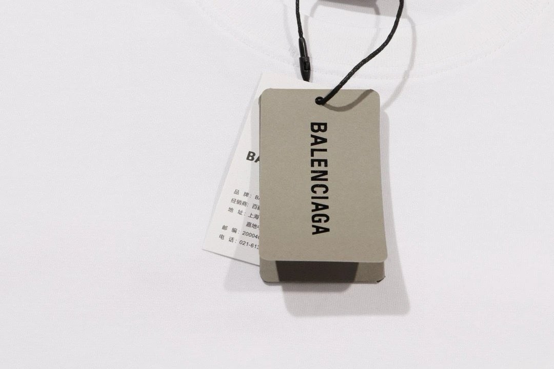 Balenciaga BB Logo Oversized T-Shirt Black - 6