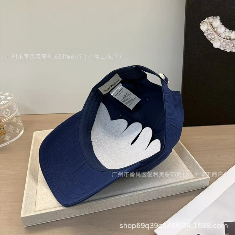 Vivienne Westwood Orb Logo Baseball Cap Gray - 13