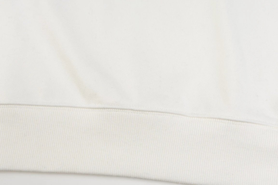 Prada Logo Patch Crewneck Sweatshirt White Sweater - 8