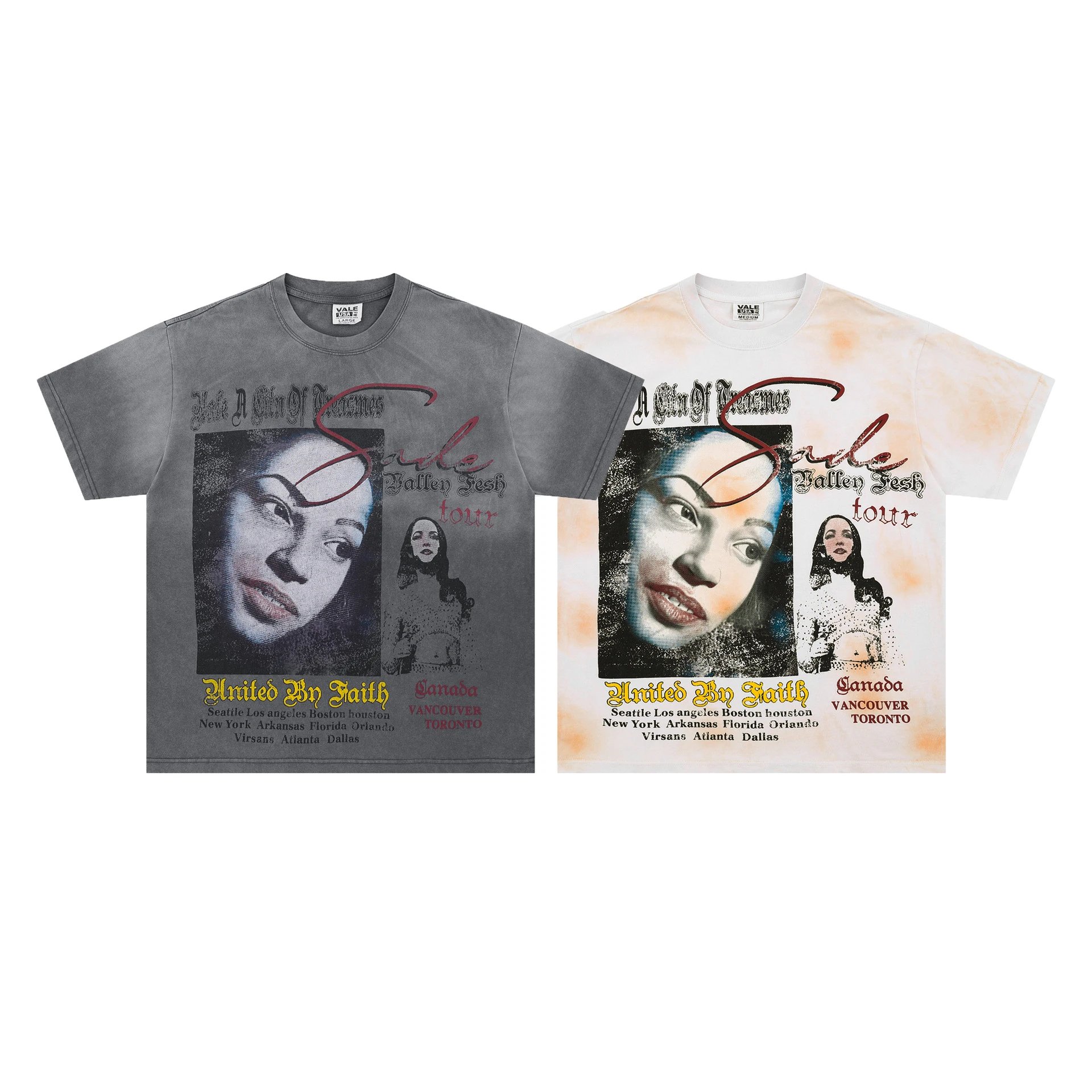 Design Valley Dreams Collage Print Tie-Dye T-Shirt T-Shirts - 4