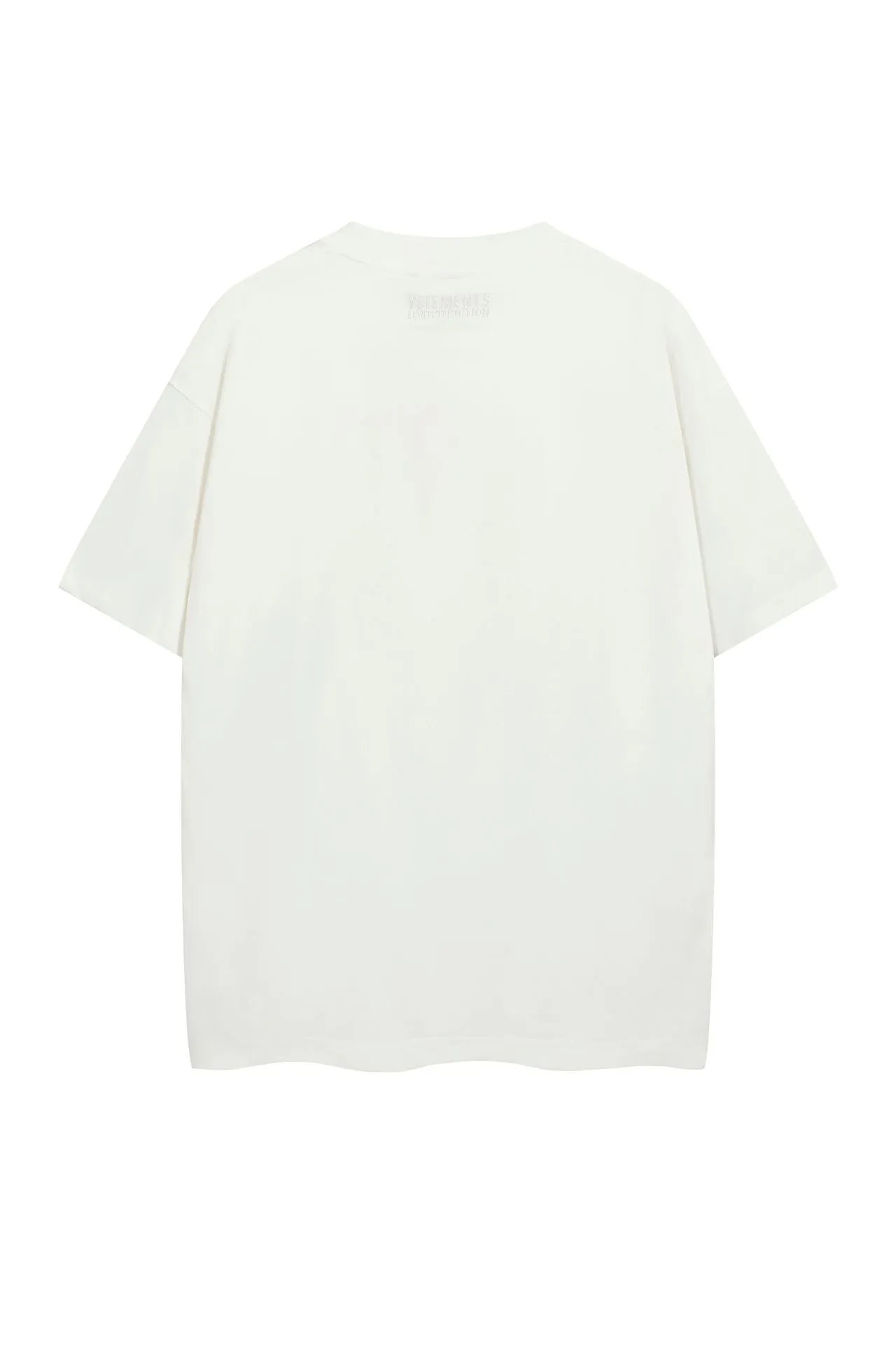 Design Oversized Graphic Print Gray T-Shirt - 16