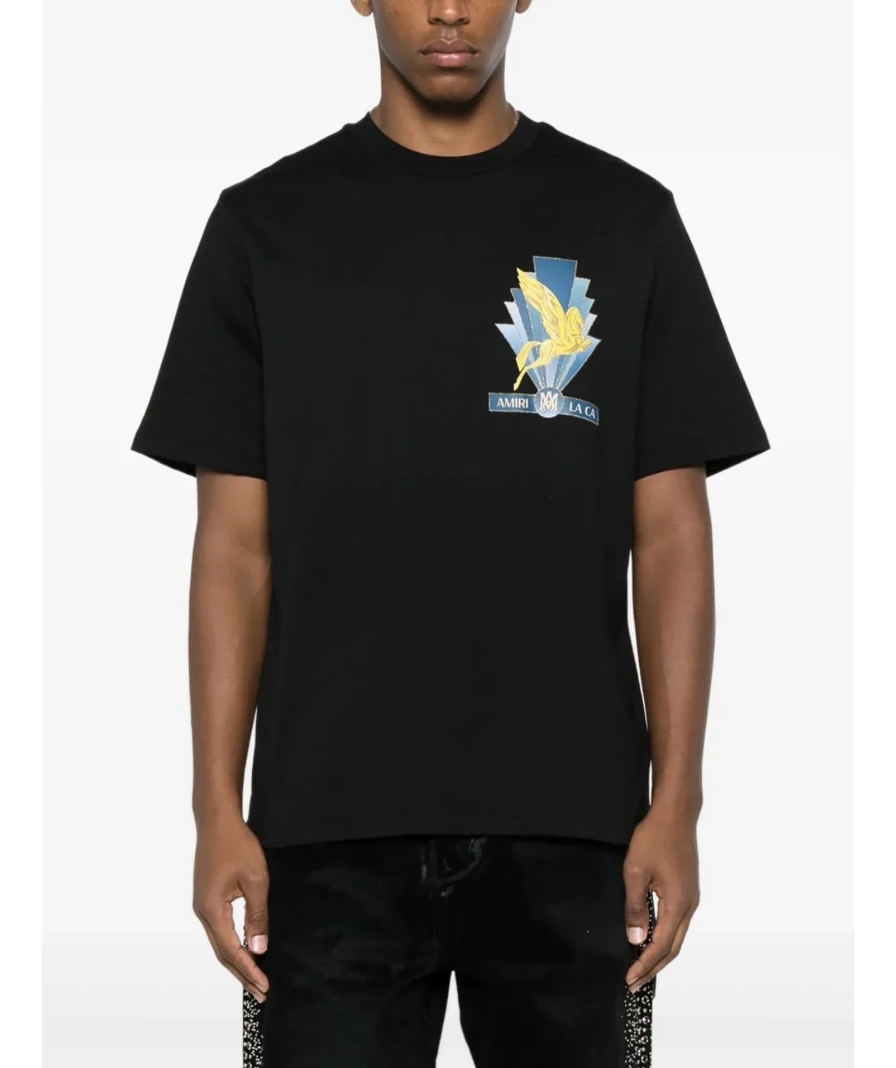 Amiri Pegasus Graphic T-Shirt Black - 15