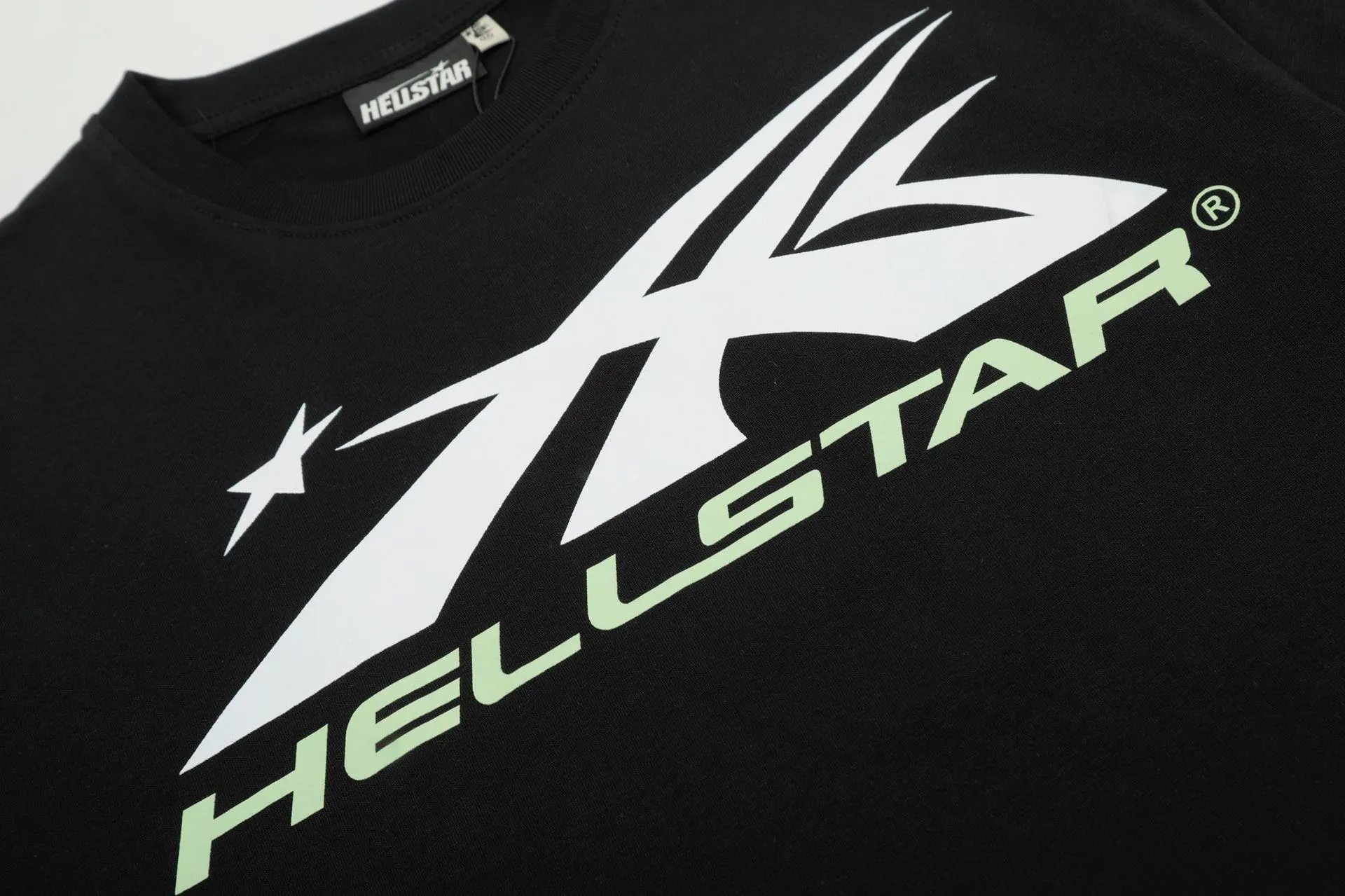 Hellstar World Tour 3005 Oversized Graphic T-Shirt Light Blue - 22
