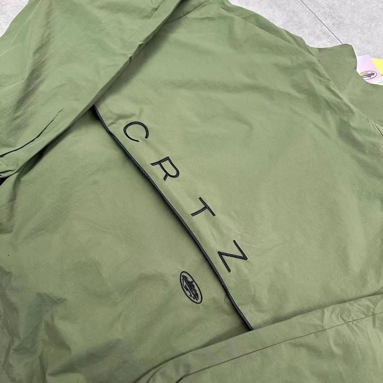 Design CRTZ Windbreaker Jacket Army Green Outerwear - 14