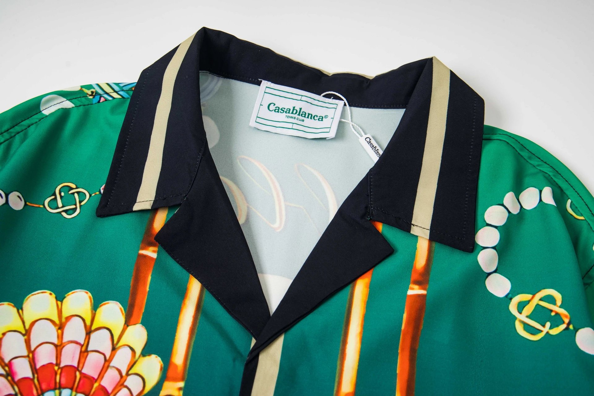 Casablanca Resort Print Long-Sleeve Shirt White - 3
