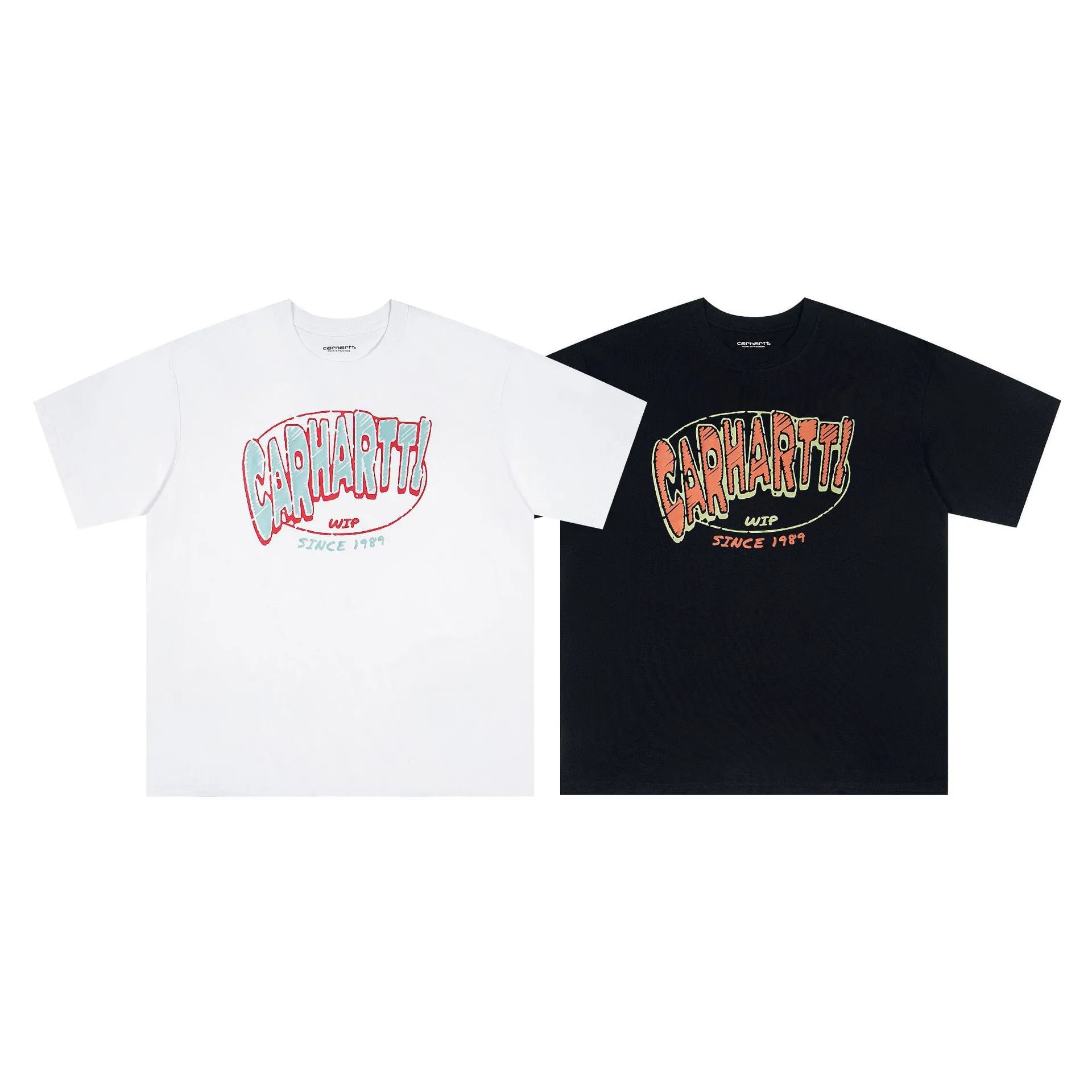 Design Grid Heart Pattern Black T-Shirt - 12
