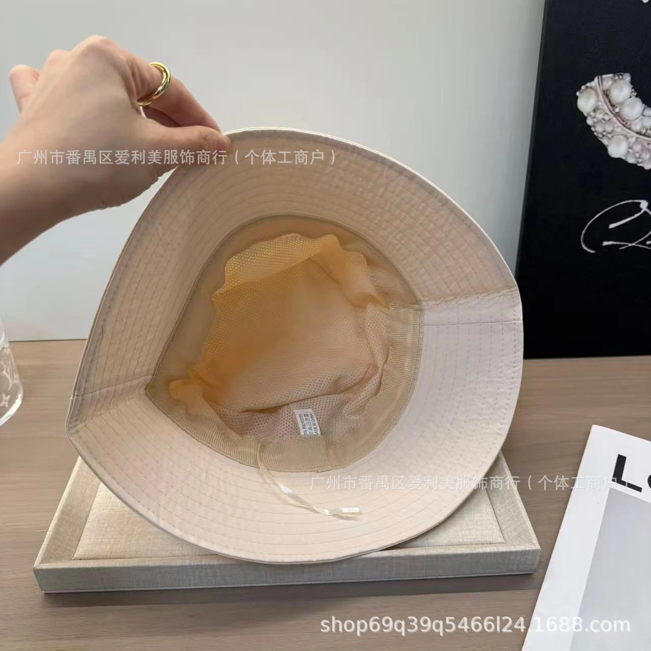 Balenciaga Logo Embroidered Yellow Bucket Hat - 28