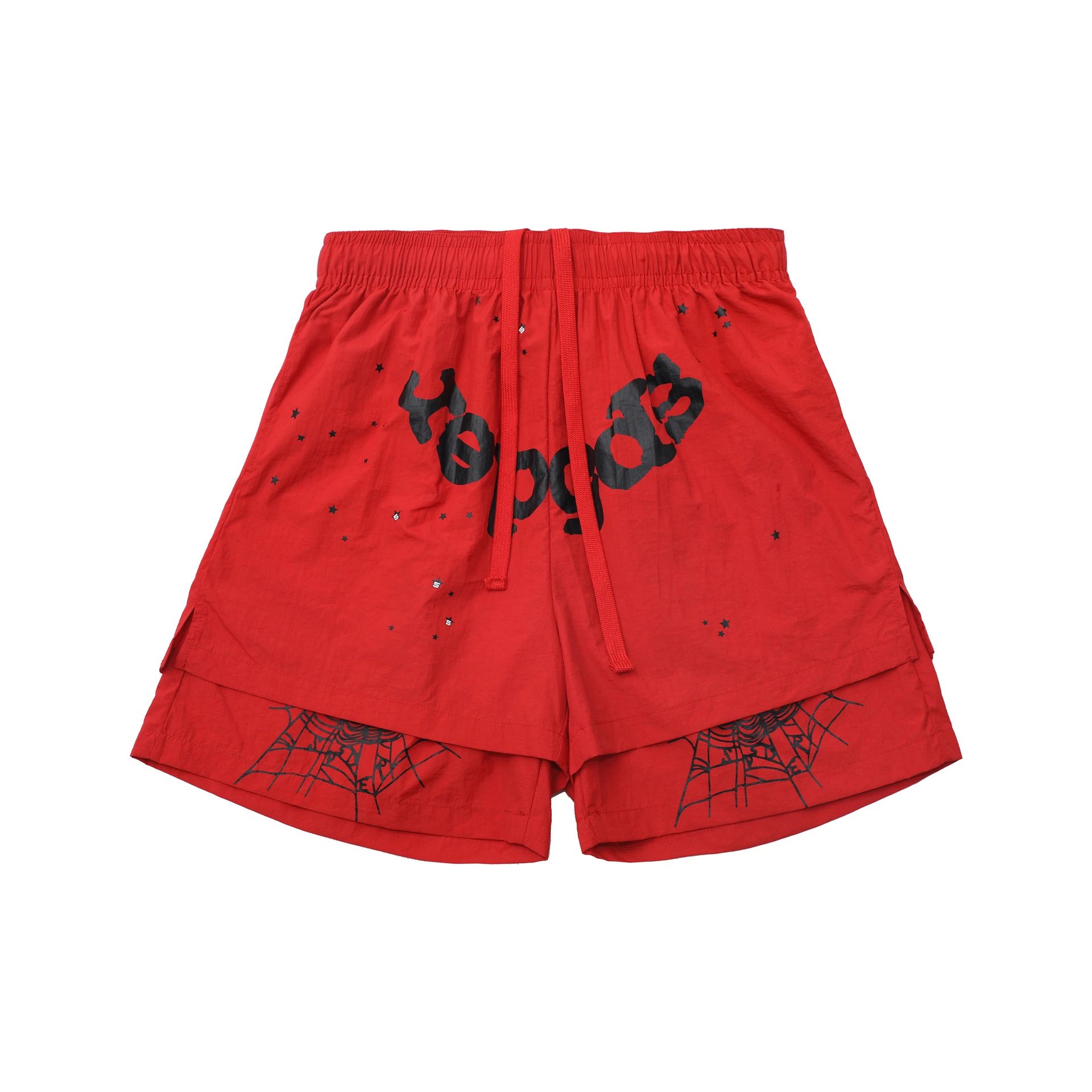 Design 'Teosde' Pink Graphic Shorts Gray - 9