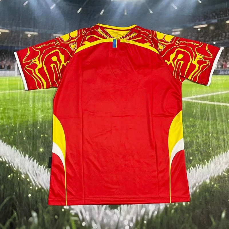 Umbro DR Congo National Team 2023 Home Jersey Red Yellow - 7