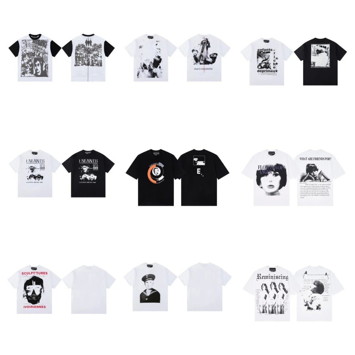 Enfants Riches Déprimés Graphic Print Black T-Shirt - 4