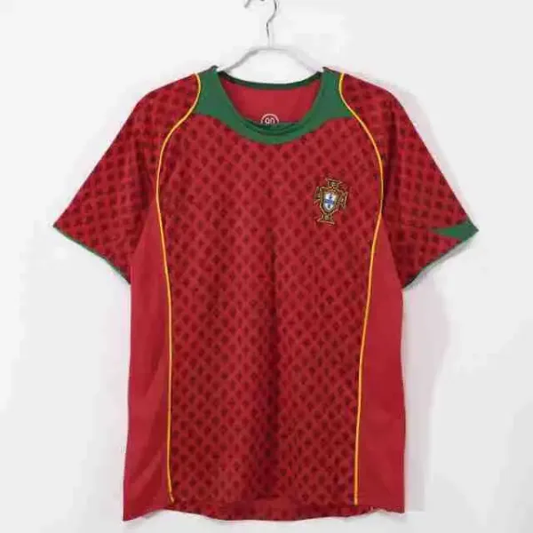 Portugal National Team 2006 Home Jersey Red - 1