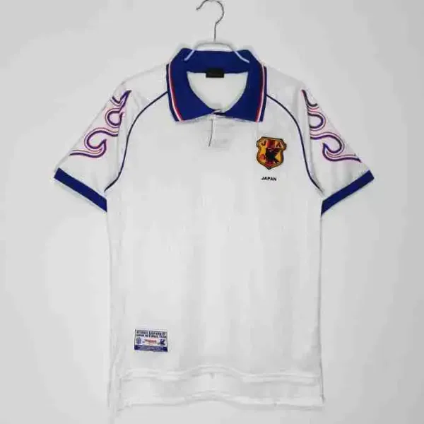 Japan Football Association 1998 World Cup Away Jersey White - 1