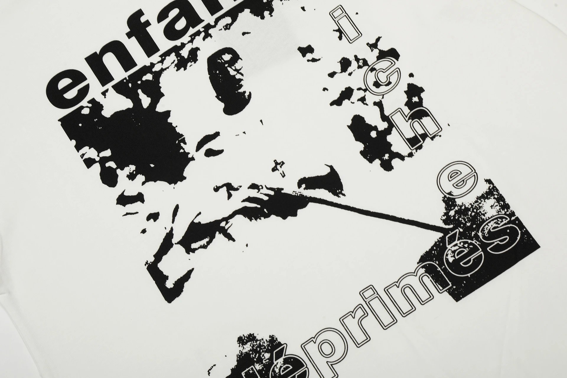 Design Long Sleeve Graphic Tee Black T-Shirts - 4