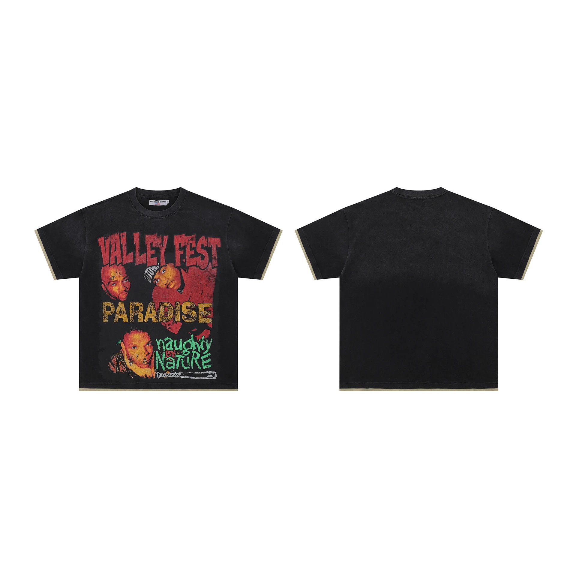 Design Valley Dreams Collage Print Tie-Dye T-Shirt T-Shirts - 12