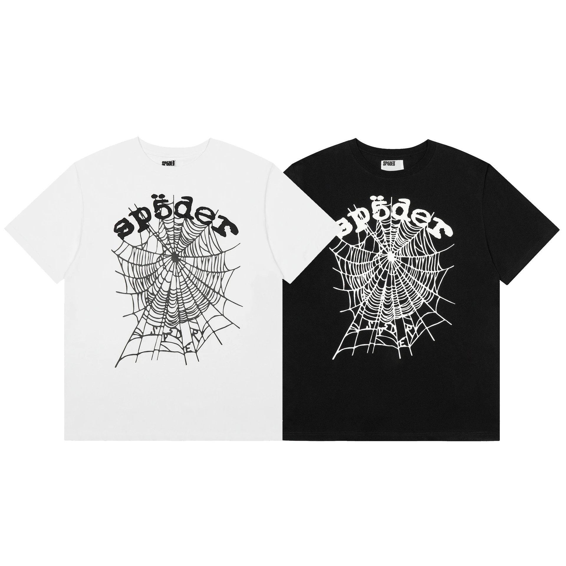 SP5DER Spider 5 Logo Blue T-Shirt - 3