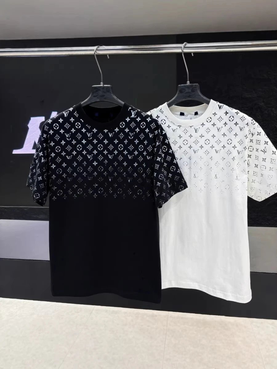 Louis Vuitton Monogram Embroidered White T-Shirt - 4