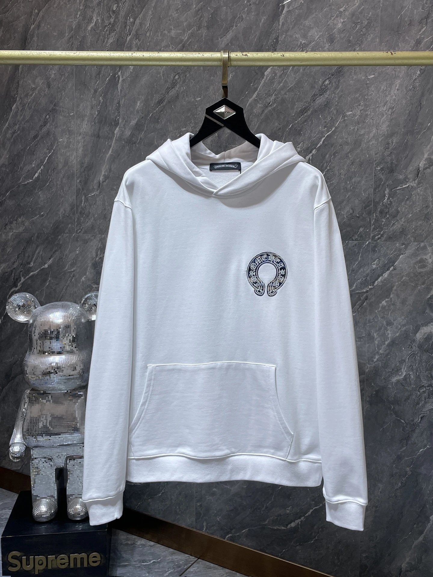 Chrome Hearts Floral Sleeve Hoodie Black - 23
