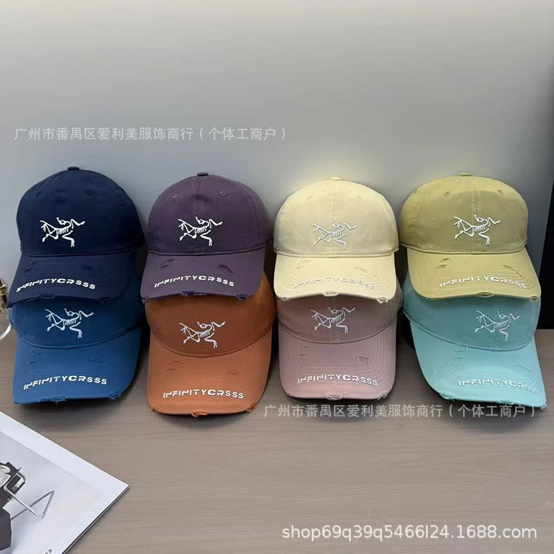 Arc'teryx x Infinitycrass Beige Distressed Baseball Cap - 3