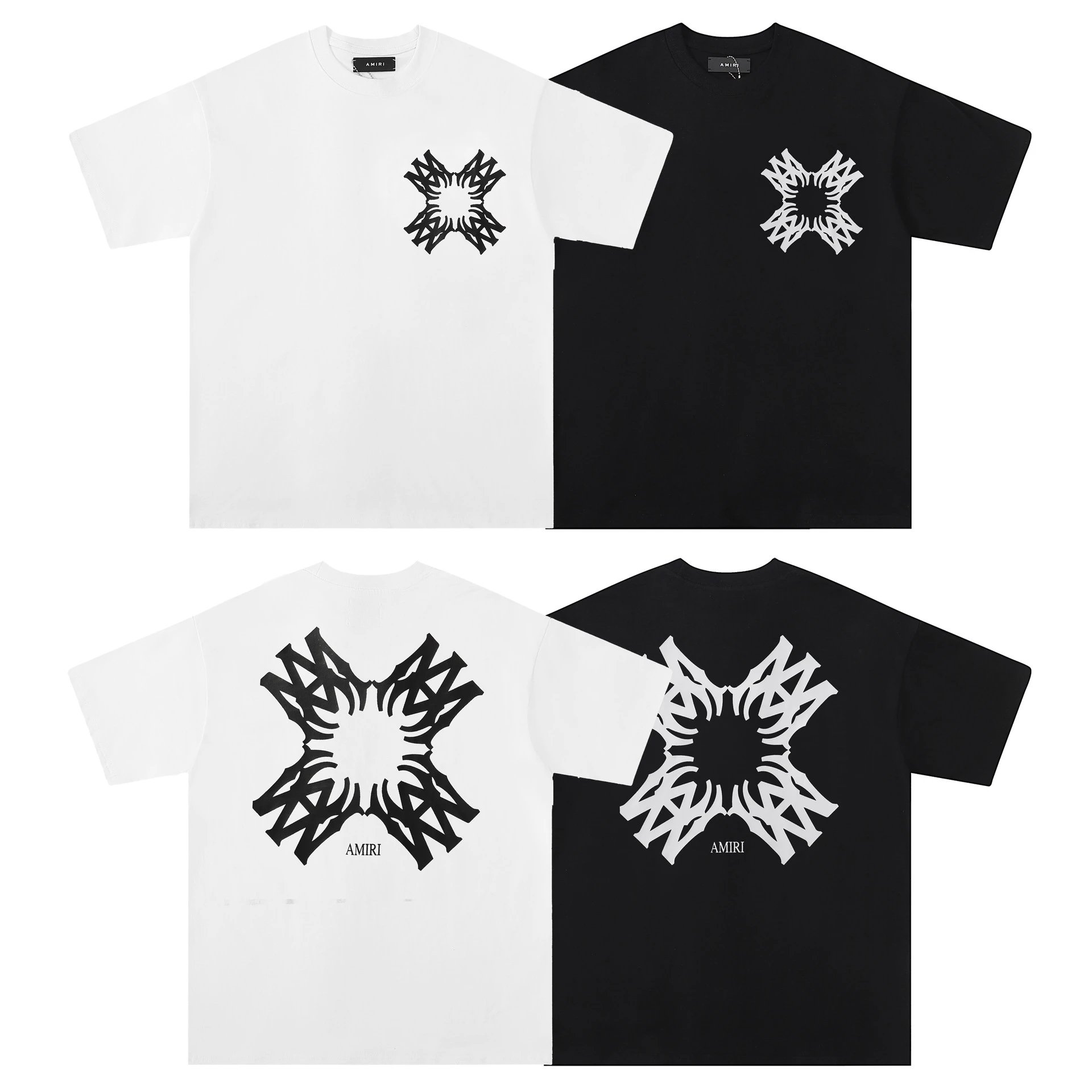 Amiri Records Graphic Print Black T-Shirt - 16
