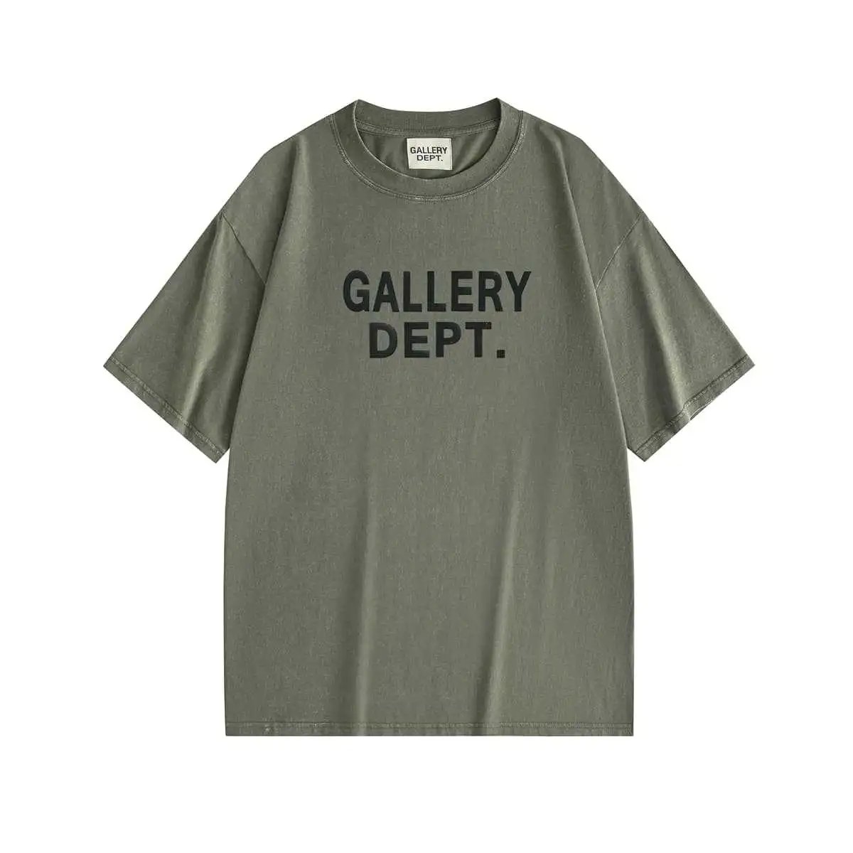 Gallery Dept. Washed Gray Logo T-Shirt - 17