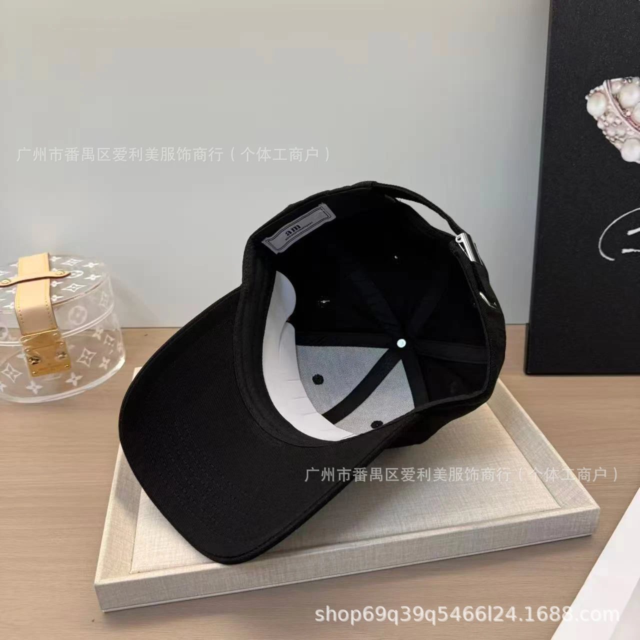 Alexander McQueen AM Logo Beige Baseball Cap - 5