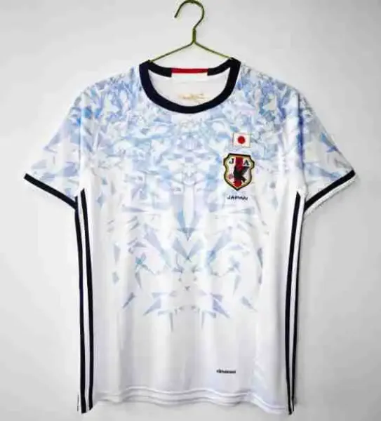 Japan Football Association 2022 World Cup Away Jersey White Blue Pattern - 1