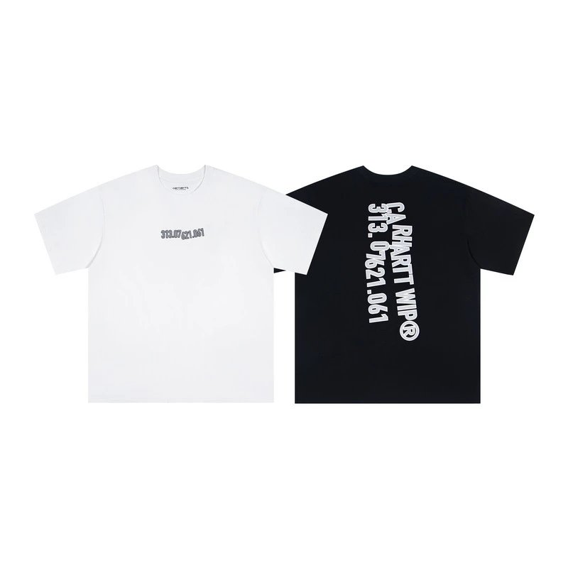 Carhartt Work In Progress Up Up Up Up T-Shirt White and Black - 12