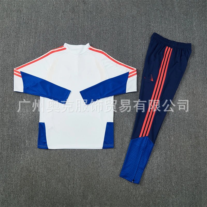 Adidas Colombia National Team Training Set Navy Blue Yellow Red Tracksuit - 8