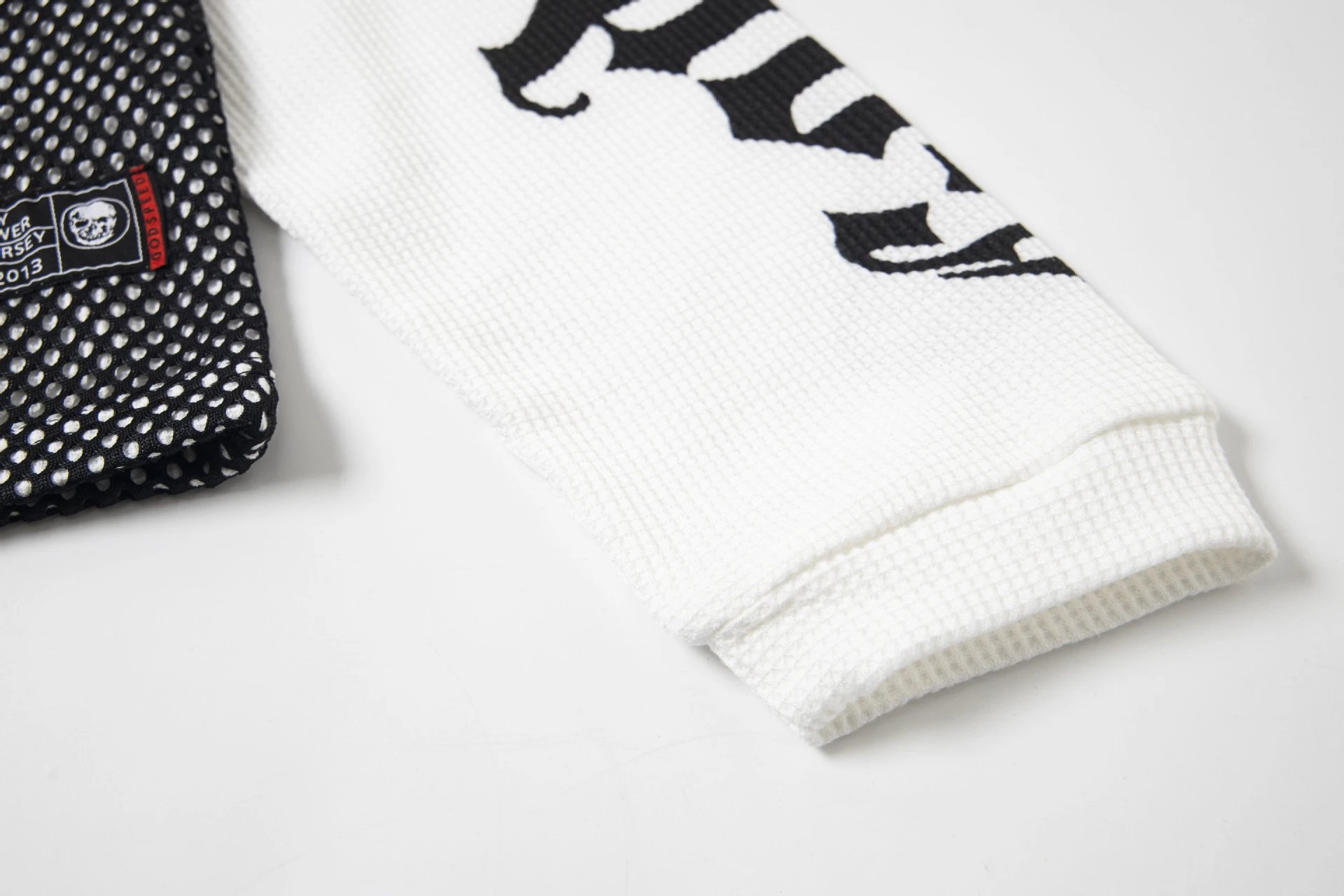 Godspeed Skull Mesh Jersey Black / White / Orange - 12