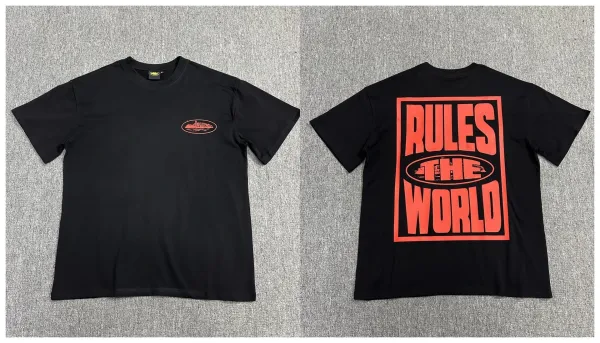 Design Rules The World Graphic T-Shirt Black - 1