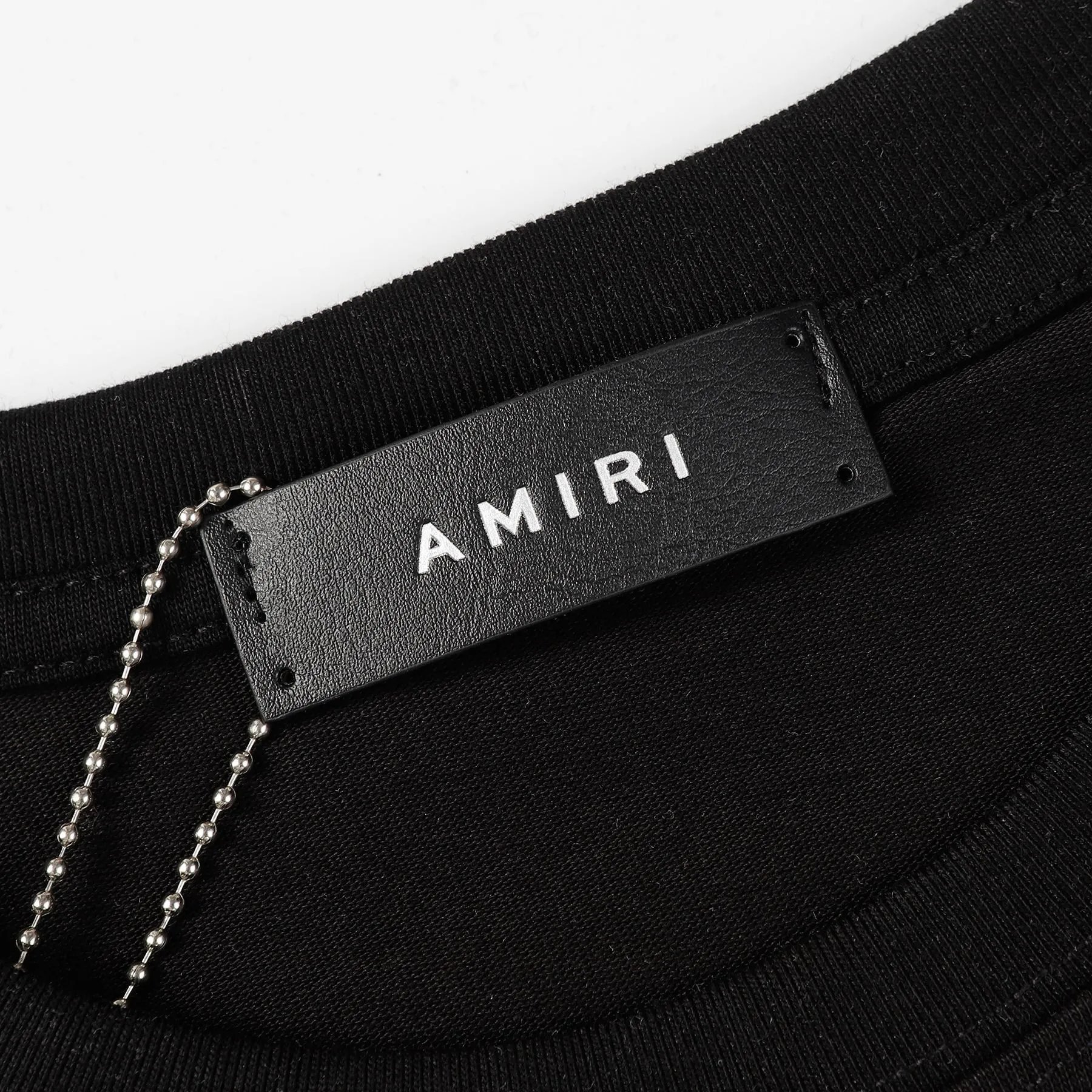 Amiri Botanical Print Black Oversized T-Shirt - 31