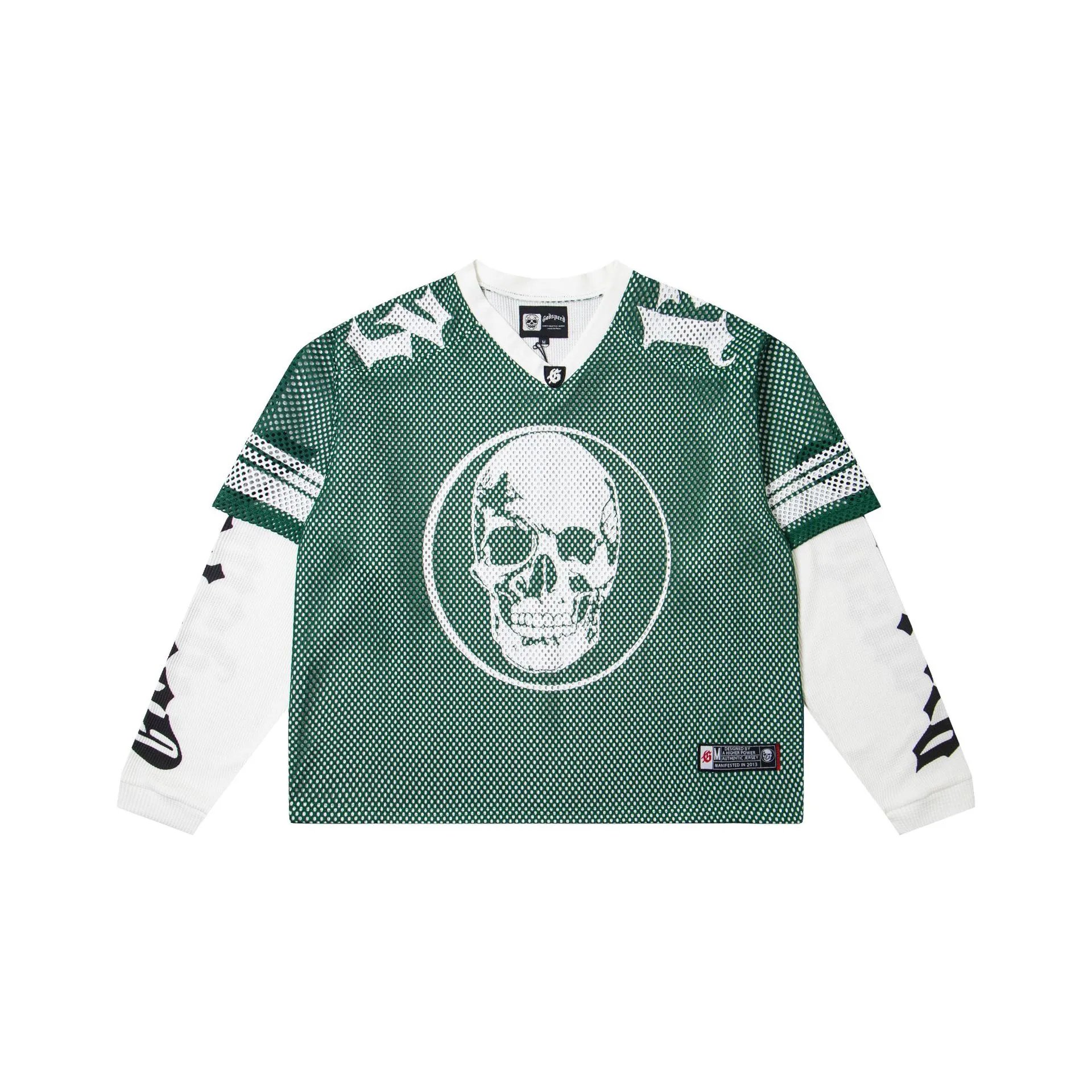Godspeed Skull Mesh Jersey Black / White / Orange - 24