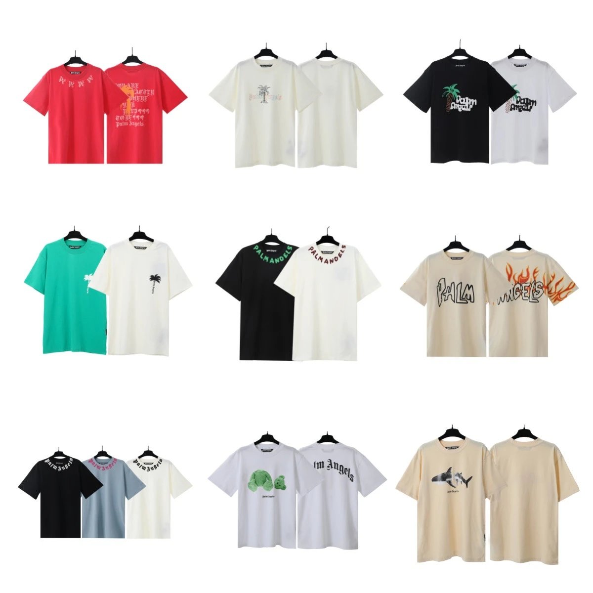 Palm Angels Palm Tree Graphic T-Shirt White - 4