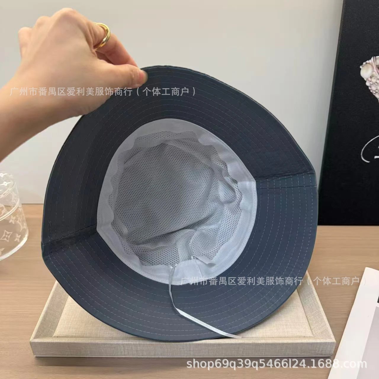 Balenciaga Logo Embroidered Yellow Bucket Hat - 16